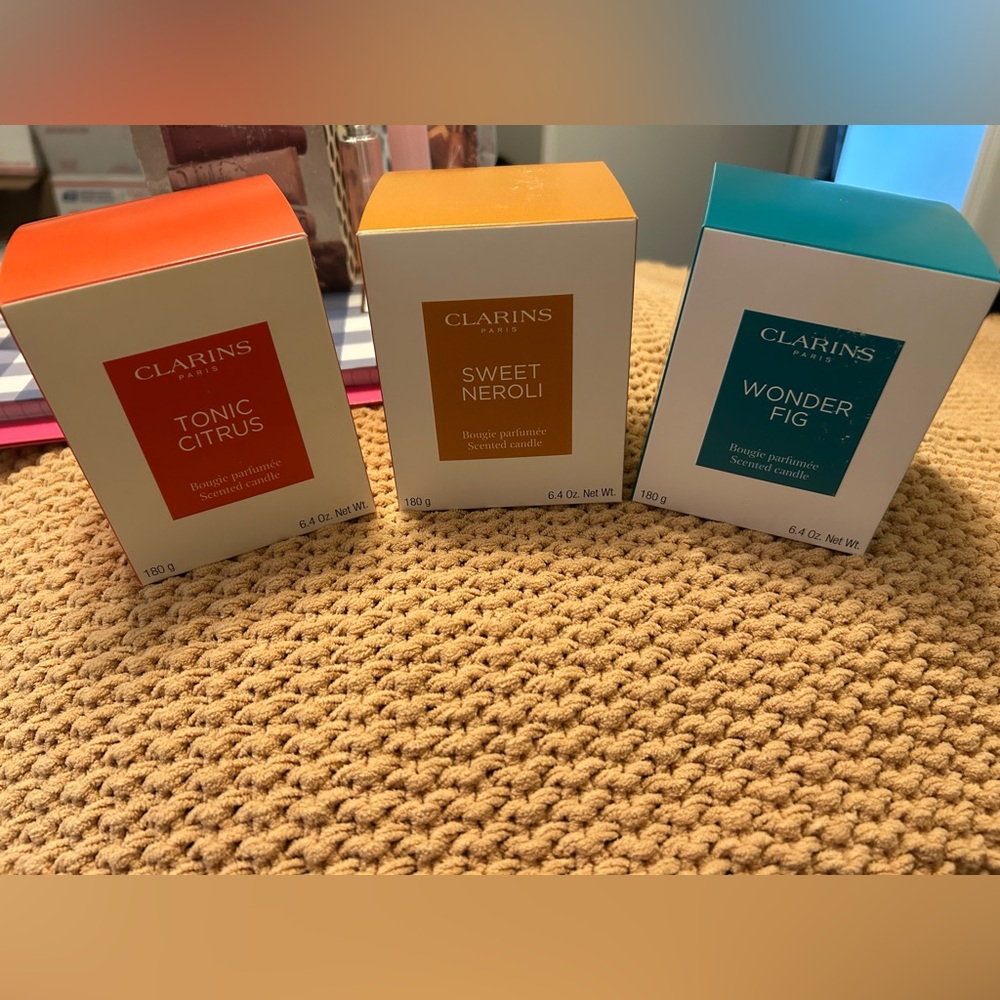 Clarins Scented Candle Trio